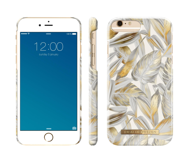 Etui of Sweden do iPhone 6/6S/7/8+ Platinium leaves wielokolorowe - 1384450 - zdjęcie 2